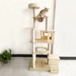 Solid wood space capsule cat climbing frame