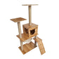 52-inch solid wood cat tree