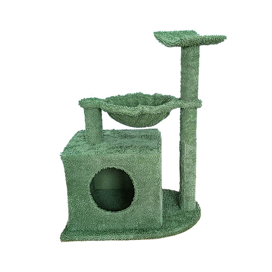 Small green cat tree