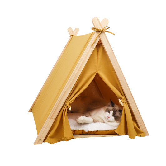 Pet Teepee with Cushion for Dogs and Cats