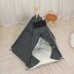 Pet Teepee Portable Houses with Thick Cushion