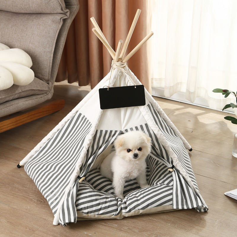 Pet Teepee Cat Tents for Indoor Cats & Dogs