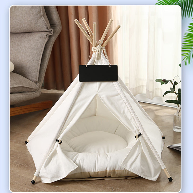 Small to Medium Dog Bed Teepee Tent for Dogs and Cats