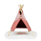 Suede Pet Teepee with Elevated Bottom