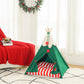 Christmas themed cat teepee tent