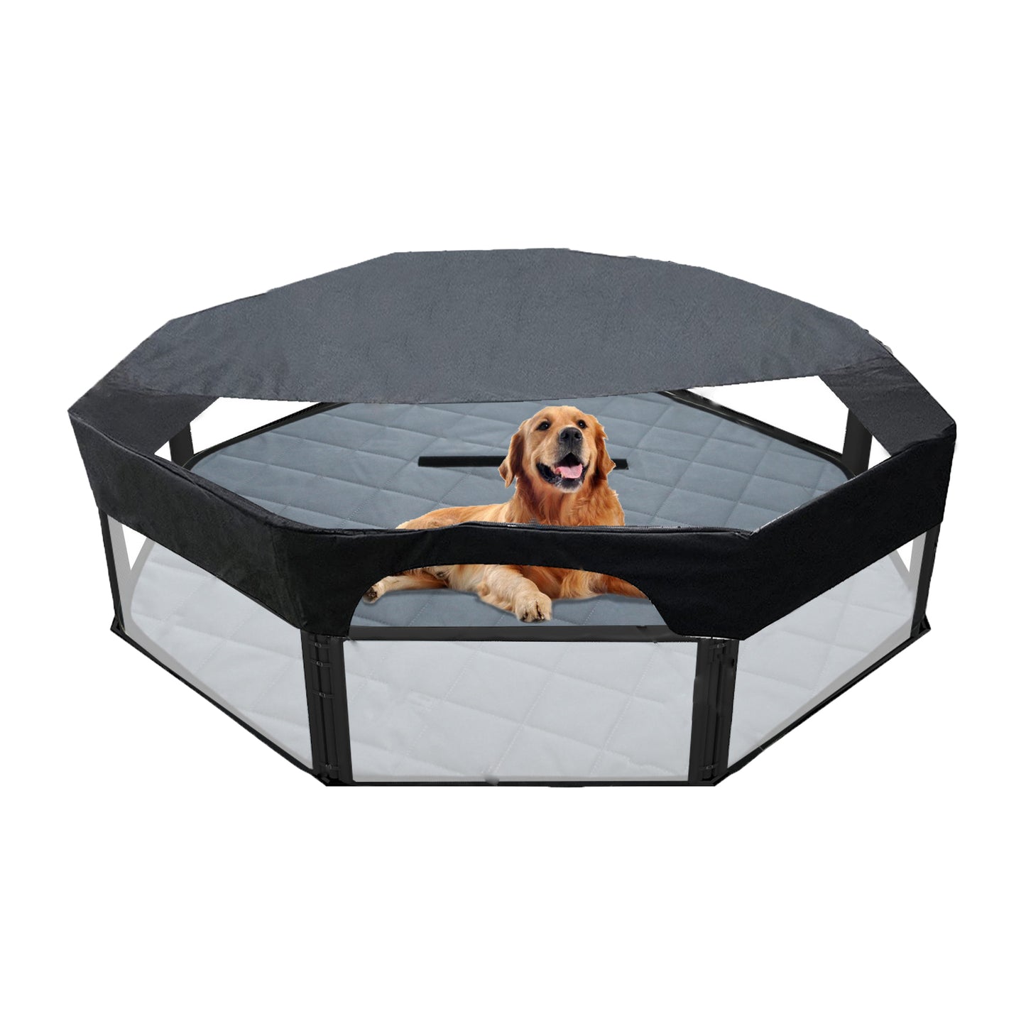 Portable dog fence damp-proof pad