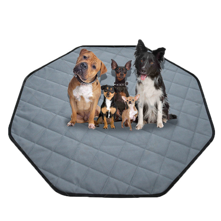 Portable dog fence damp-proof pad