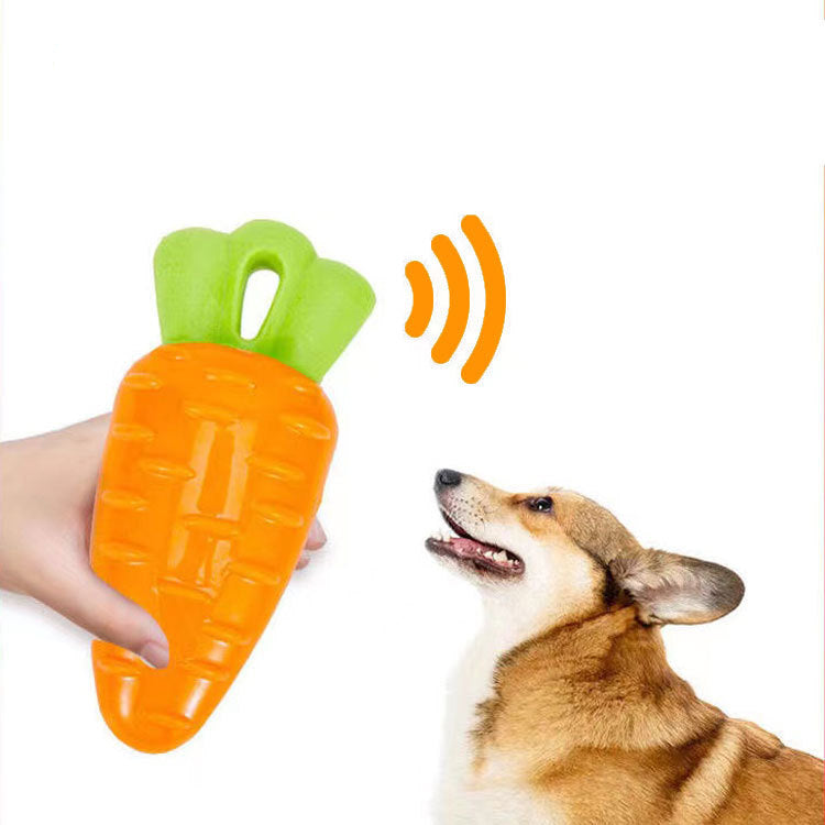 Crunchcore and Crunch Veggies Carrot Dog Chew Toy