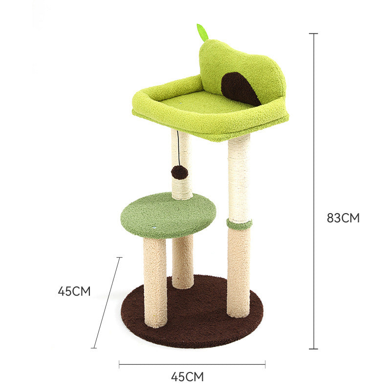 Avocado design cat tree