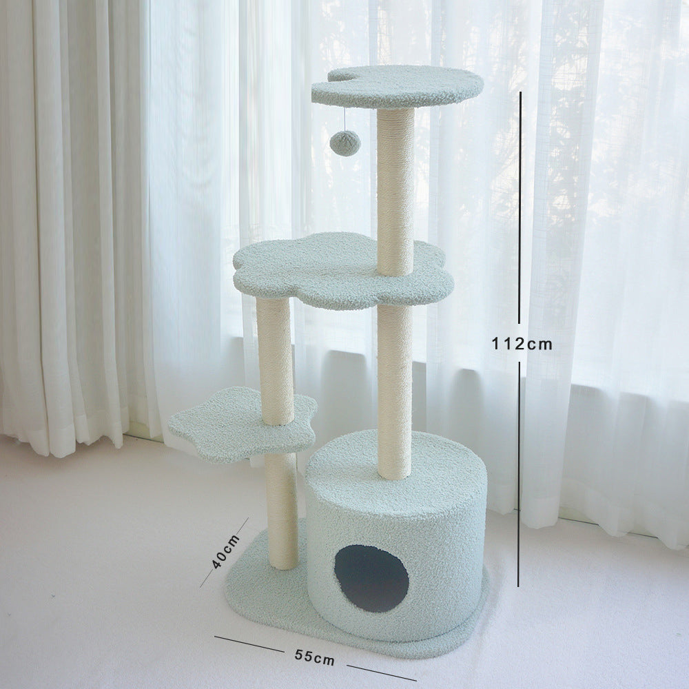 Luxury flower cat tree