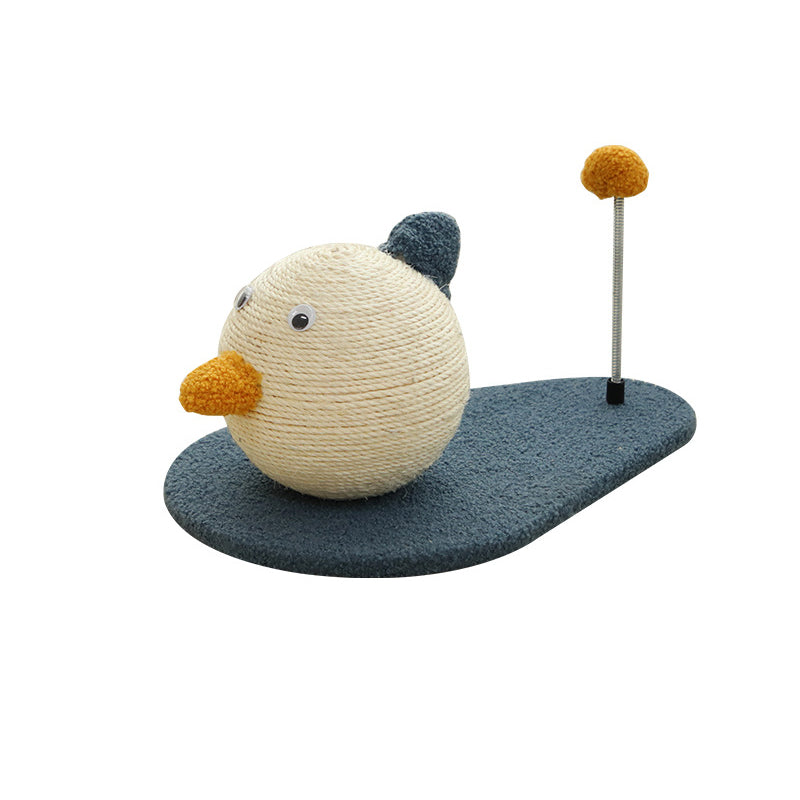 Duck sisal cat scratching with ball