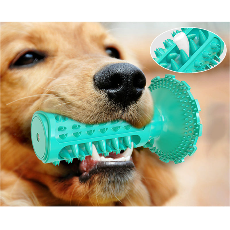 Gear-shaped suction cup chew toy