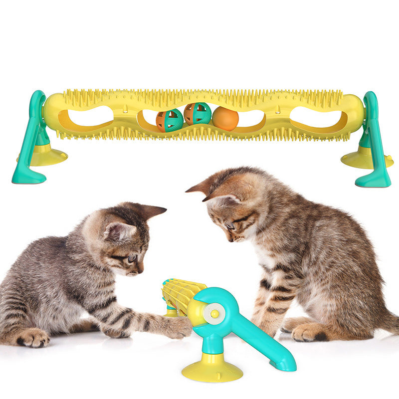 Track ball cat toys