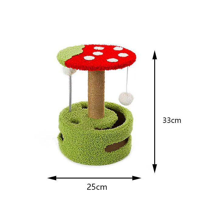 Strawberry sisal cat scratching post