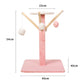 Pink small cat scratching stand