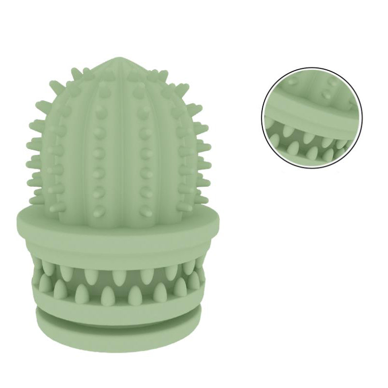 TPR Ball Cactus Shape Chew Dog Toys