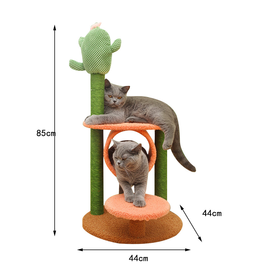 Cactus Theme Cat Tree