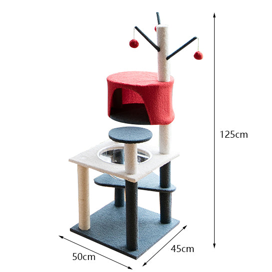 Mt. Fuji style cat tree