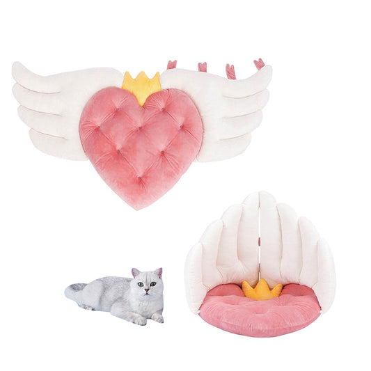 Angel wings pet bed