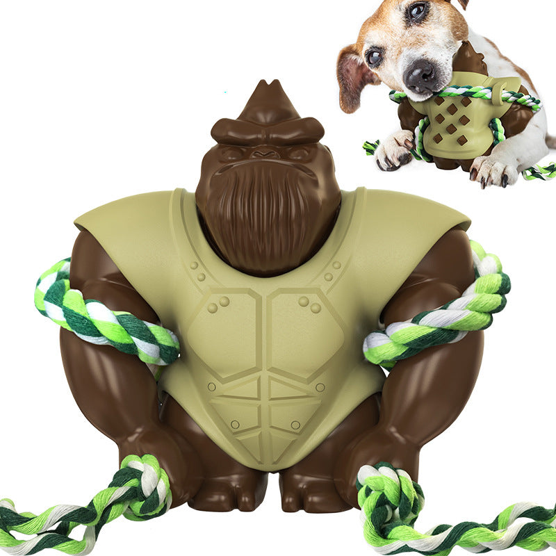 Caesar gorilla dog chew toy