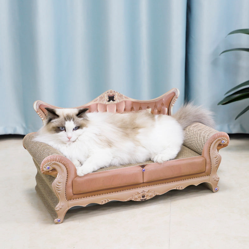 Luxury corrugated paper pet sofa