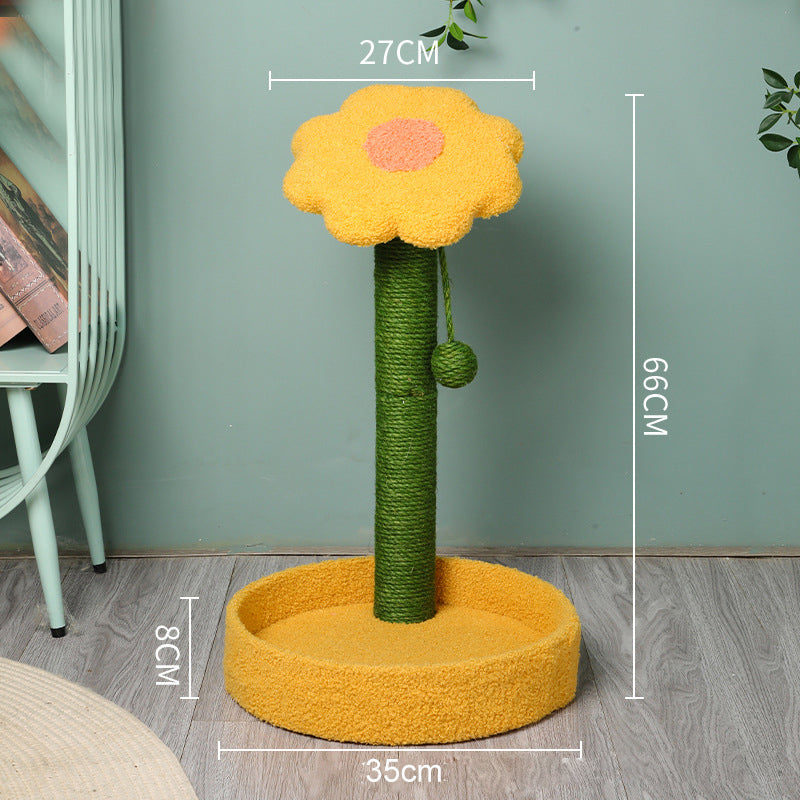 Sunflower small cat tree with round bottom