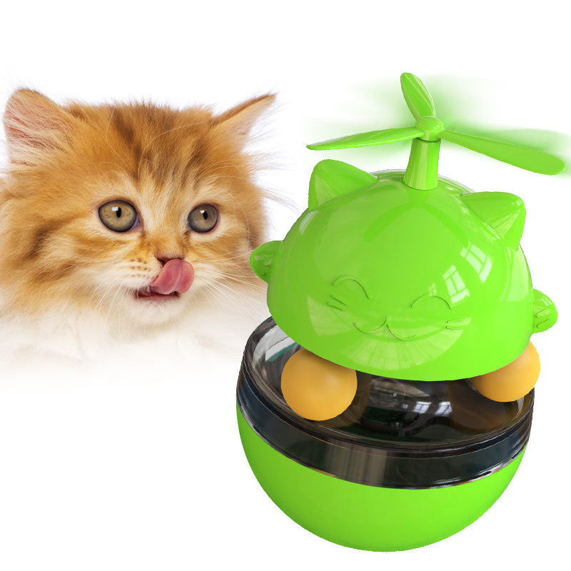 Cyclone lucky cat leak food toys