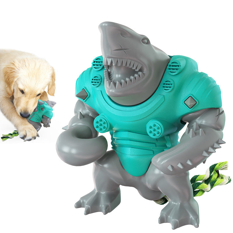 Armour Shell Shark Dog Chew Toy