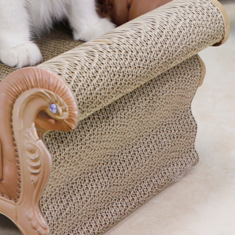 Luxury corrugated paper pet sofa