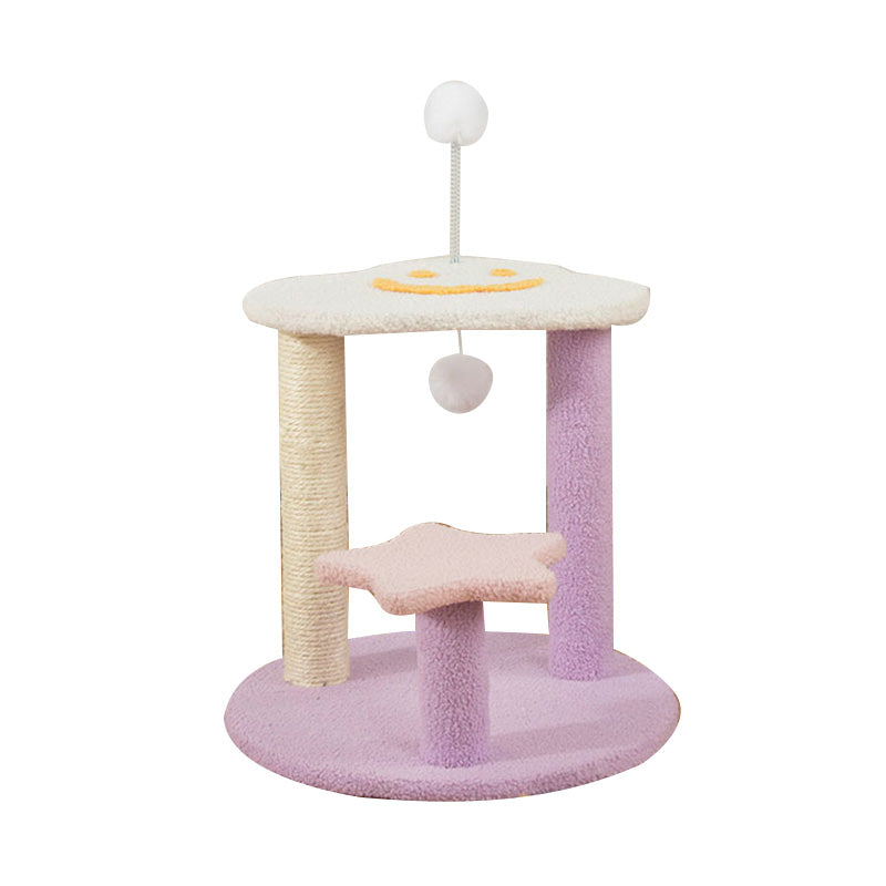 Star and moon design cat tree