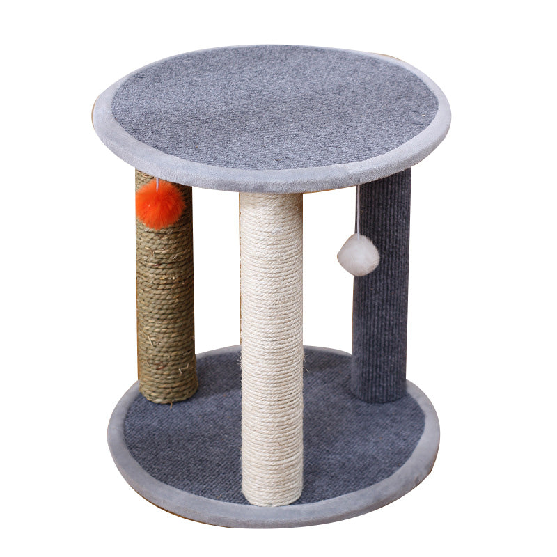 Sisal double layer cat platform