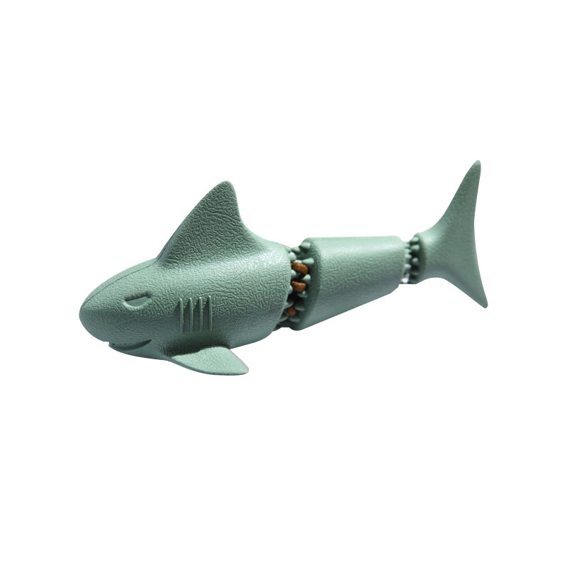 Shark Rubber Feeder Dog Toys