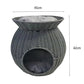 Rattan enclosed cat bed