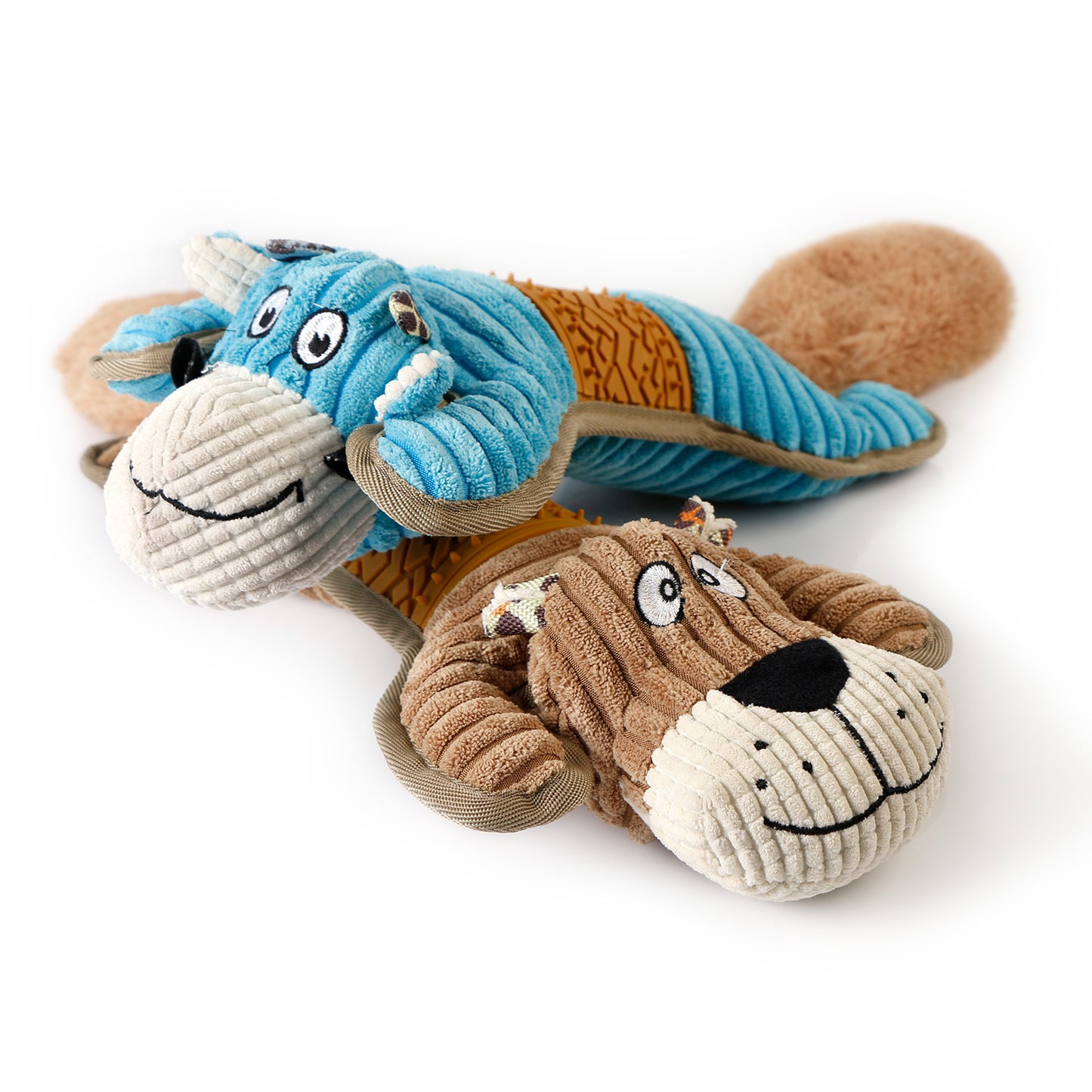 Long Dog Plush  Squeaky Chew Toys