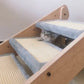 Adjustable wood pet stair cat scratcher