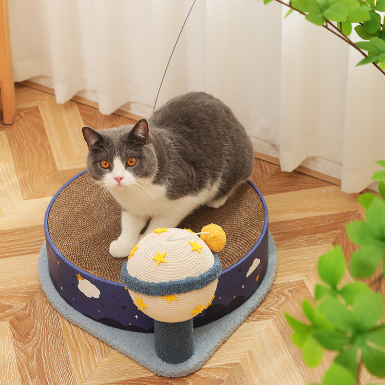 Multifunctional cat scratching post