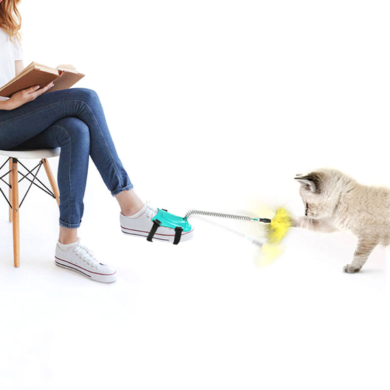 Cat Toy Cat Teaser with Your Feet