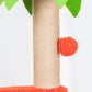 Coconut tree orange cat tree