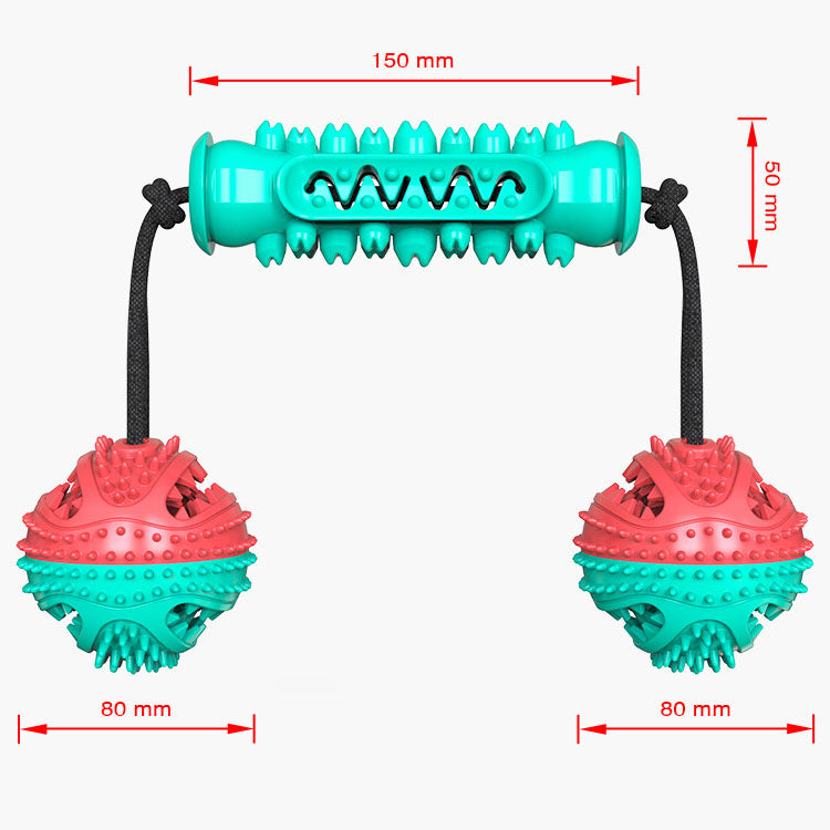 Dumbbell chew toy