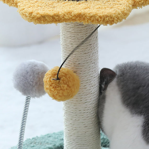 Sunflower simple cat tree