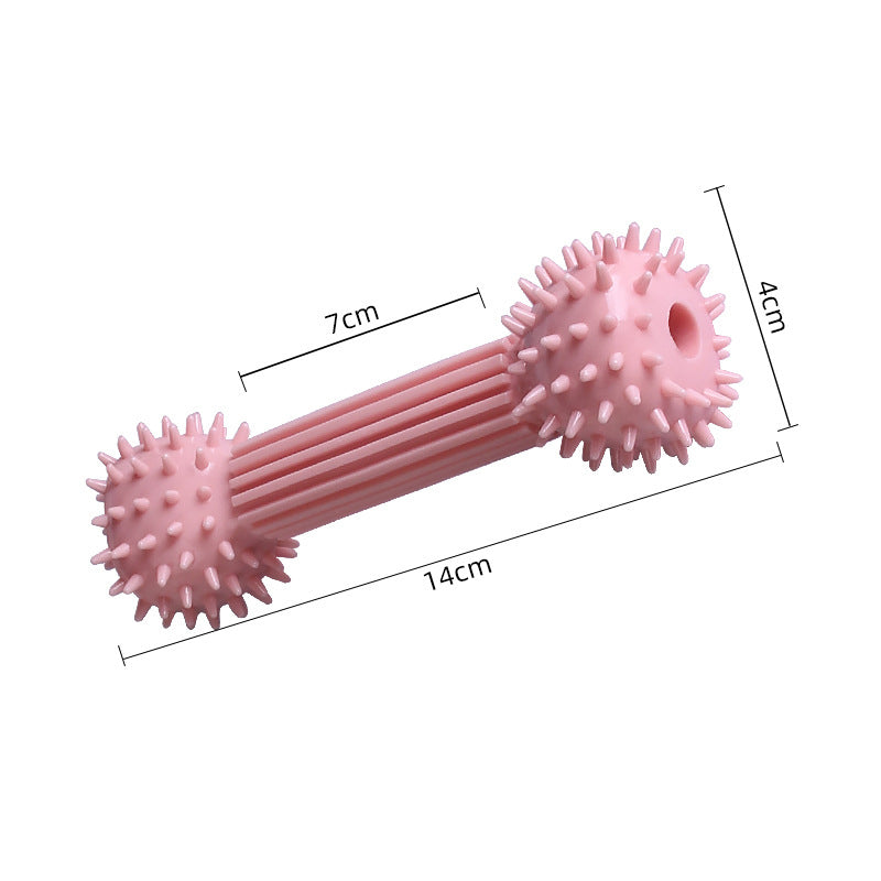 TPR Barbell Shape Chew Dog Toys