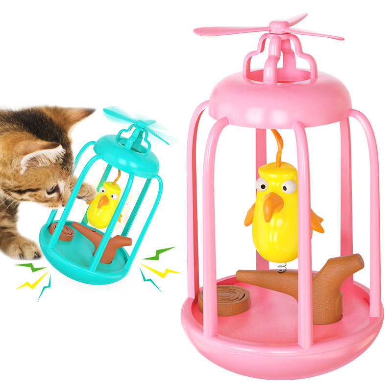 Birdcage cat toys