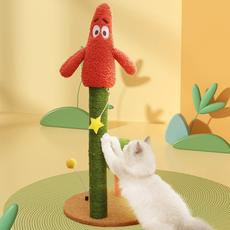 Little Red Man Cat Scratching Post