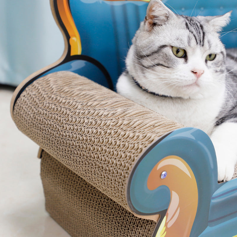 Fashionable corrugated paper cat sofa bed