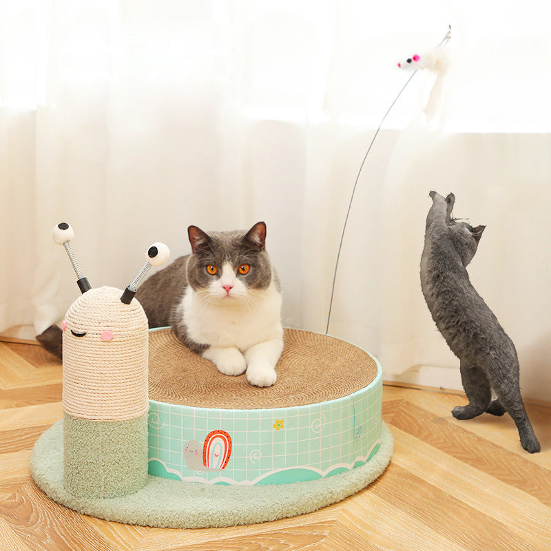 Multifunctional cat scratching post