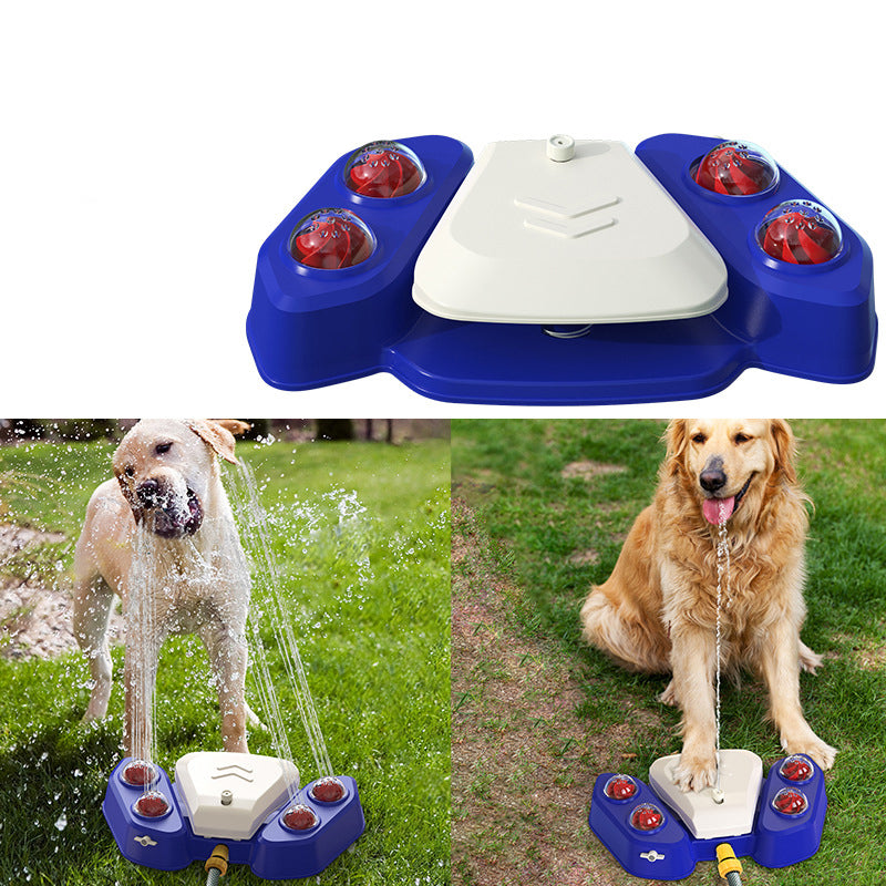 Outdoor dog automatic water dispenser