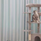 68 inch large cat tower condo with sisal ladder