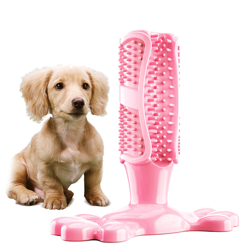 Dog paw base toothbrush