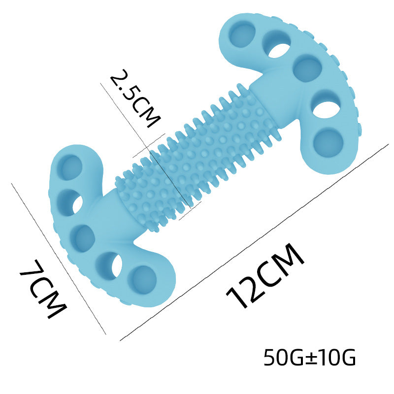 TPR "T" Shape Chewing Toothbrush Dog Toys