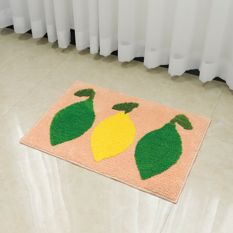 No-slip leaf dog mat pet rug